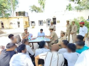 मलपुरा थाने में 53 मुकदमाती और लावारिस वाहनों की नीलामी ₹8.10 लाख की मिली राशि